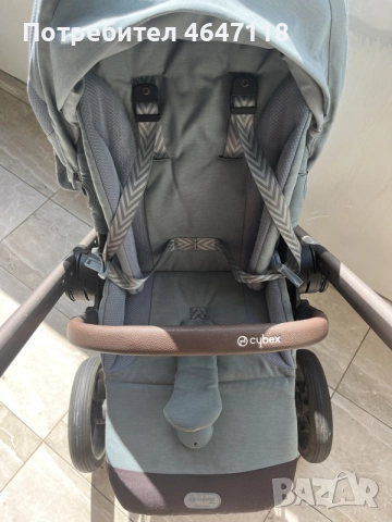 Cybex Balios S Lux + дъждобран + чувал + борд, снимка 9 - Детски колички - 55563463