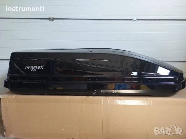 Автобокс (Багажник за таван) Perflex Eco Black 370 и 500 л., снимка 8 - Аксесоари и консумативи - 55171385