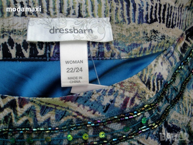4XL Нова туника Dressbarn  с пайети, снимка 8 - Туники - 55126942