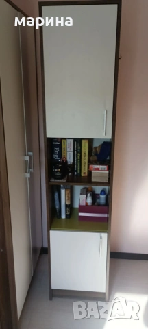Висок шкаф и нощно шкафче, снимка 5 - Шкафове - 52293530