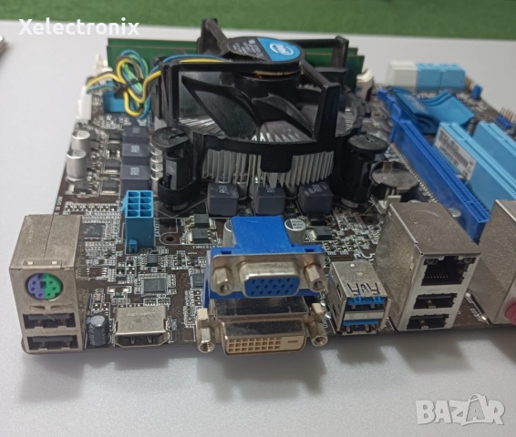 Asus P8H67-M LE i7-2600 3.4Ghz 4GB DDR3 - 1333 MHz, снимка 3 - Дънни платки - 54519072