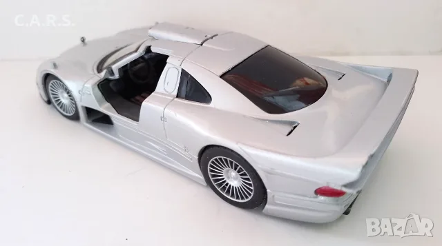 Mercedes Benz CLK-GTR Street Version MAISTO 1:26, снимка 2 - Колекции - 55462785