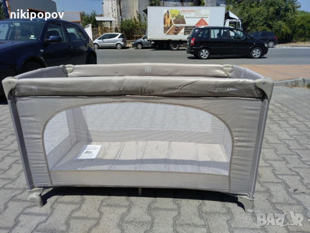 MONI Сгъваема детска кошара UNO бежов, снимка 8 - Други - 54646004
