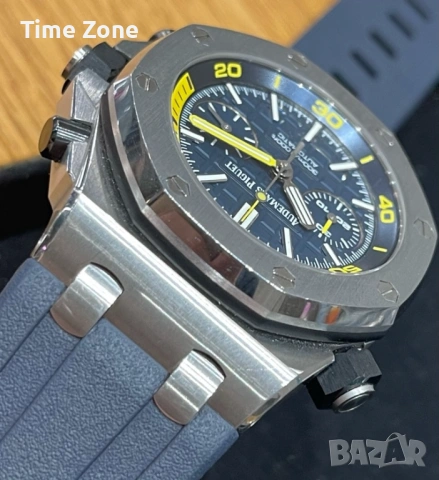 Audemars Piguet Royal Oak Offshore Chronograph 42mm Blue Различни Цветове, снимка 3 - Мъжки - 54050870