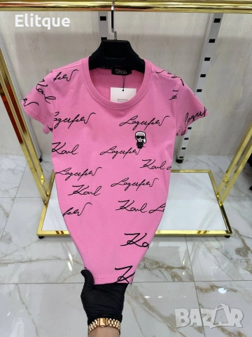 Премиум дамски тениски Karl Lagerfeld & HUGO, снимка 4 - Тениски - 54599517