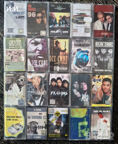 Касети и CD-та с Hip Hop, R&B, БГ хип хоп и още ...
