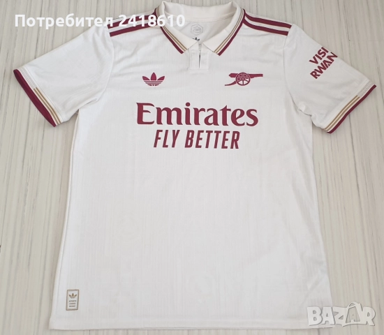 Adidas Arsenal Mens Size L НОВО! ОРИГИНАЛ! Мъжка Тениска!