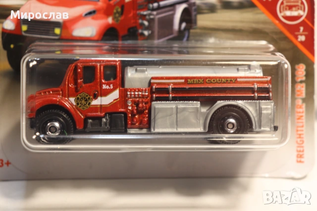  MATCHBOX ПОЖАРНА КАМИОН ИГРАЧКА КОЛИЧКА МОДЕЛ, снимка 2 - Колекции - 54617472