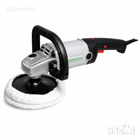 Професионална полираща машина ELECTROLITE 1800W – 600-3000 об/мин, 180 мм, регулиране на оборотите