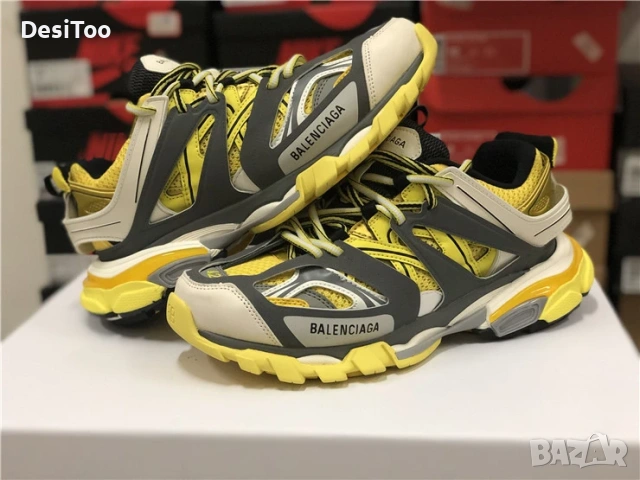 Balenciaga Track Sneaker "Yellow/Grey" , снимка 2 - Маратонки - 54359049