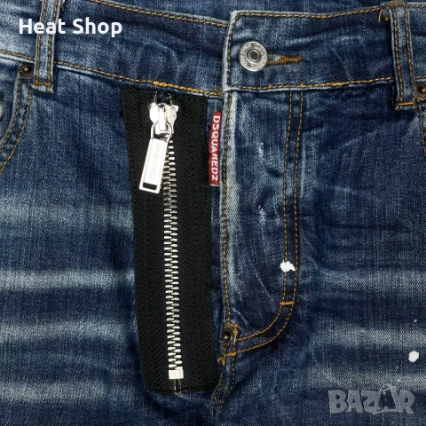 Мъжки дънки Dsquared2 Sexy Twist Slim Jeans, снимка 3 - Дънки - 54755830