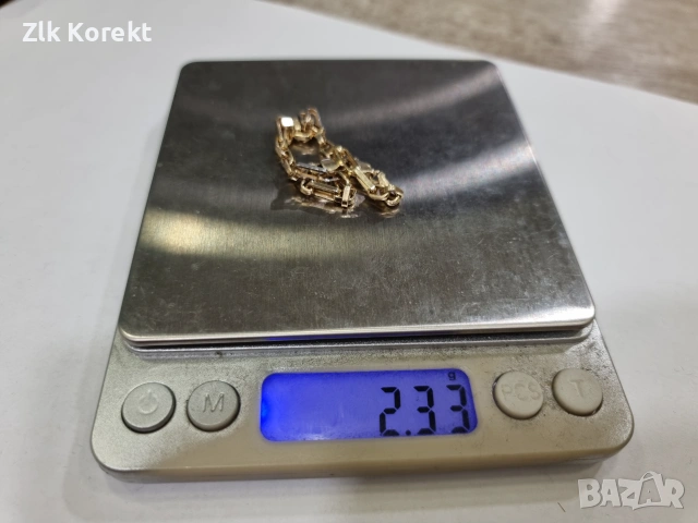 Златна гривна 2.33 гр., снимка 11 - Гривни - 55123558