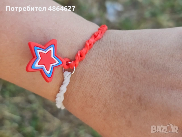 Ръчно плетени гривни за деца 1 стил*, снимка 7 - Други игри - 55038085