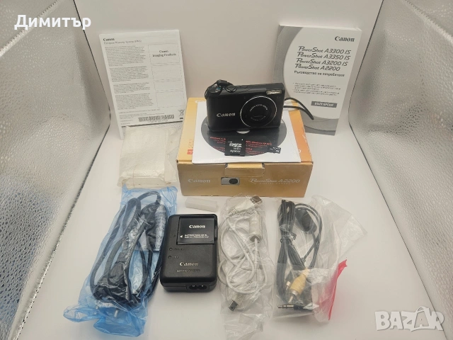 дигитален фотоапарат камера Canon Powershot A2200 14mp , снимка 2 - Фотоапарати - 55252411