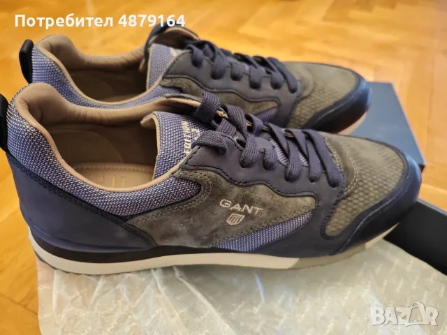 GANT RUSSELL Nabuck 44, снимка 4 - Спортно елегантни обувки - 55447901