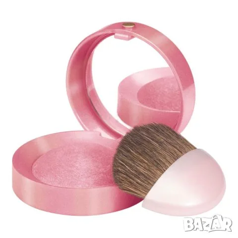 Руж с четка и огледало Bourjois - № 34 Rose D´Or, снимка 3 - Декоративна козметика - 55547323