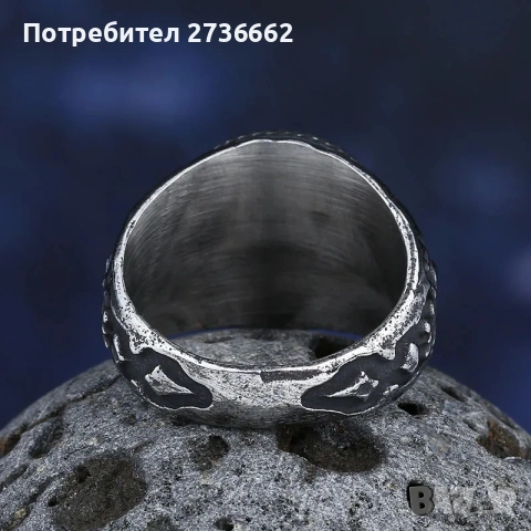 Винтидж пръстен " Черепи " , снимка 4 - Пръстени - 54766533