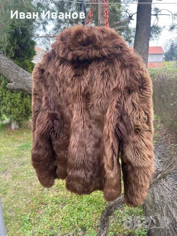 Кожух от естествен косъм, снимка 3 - Палта, манта - 53997360