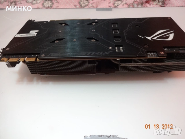 ASUS STRIX GeForce GTX 1070 Ti 8Gb, снимка 10 - Видеокарти - 54541812