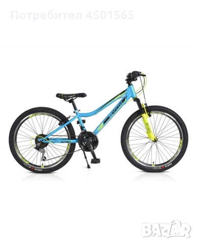 Велосипед със скорости Byox - Zante, 24", син , снимка 2 - Детски велосипеди, триколки и коли - 54773328