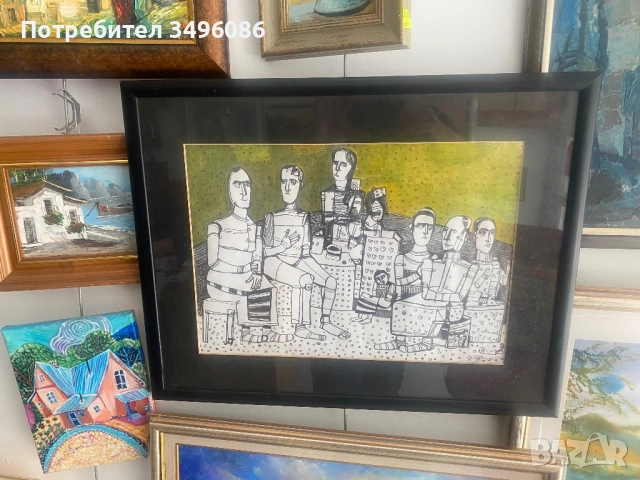 Рисунка - Румен Малчев, снимка 3 - Картини - 54550217