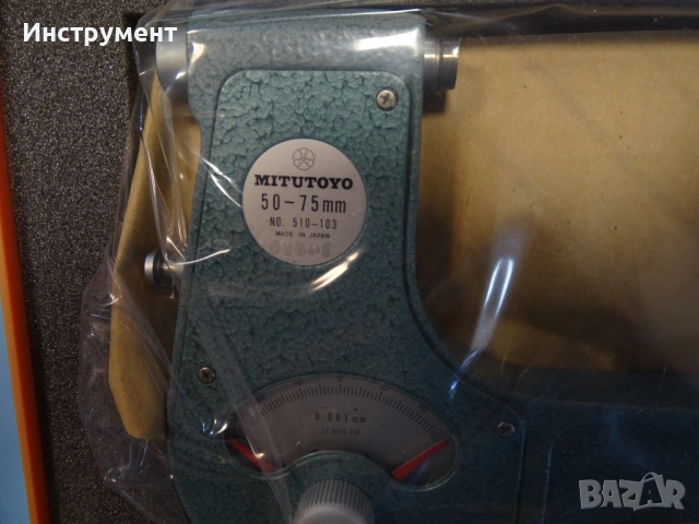 Пасиметър Mitutoyo 510-103 indication micrometer 50-75mm, снимка 3 - Други инструменти - 54855643