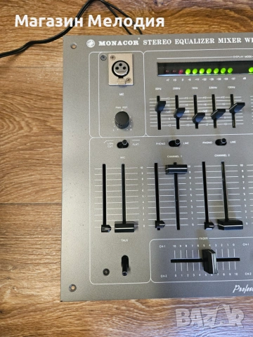 Миксер Monacor MPX-9000 Stereo Equalizer Mixer with Echo, снимка 3 - Ресийвъри, усилватели, смесителни пултове - 55258755