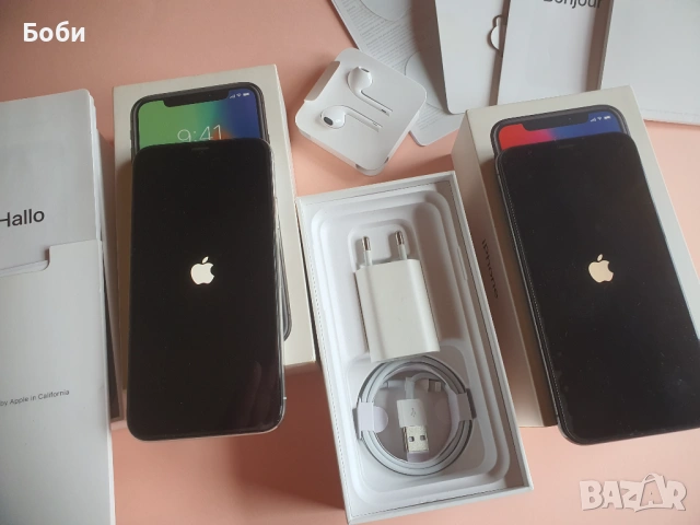Apple iPhone X 64gb, като нови, 100% батерия