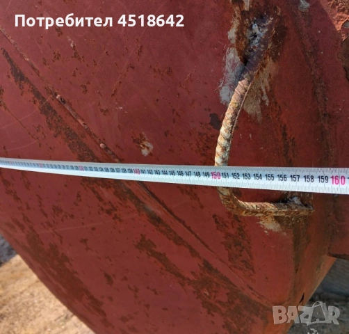 Метален силоз за фураж, резервоар за вода 4/4.5м3, h260,D145см, снимка 5 - Други машини и части - 55248068