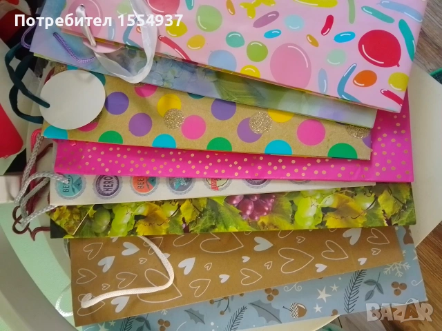 Подаръчни торбички, 50бр, микс, снимка 4 - Други - 55113571