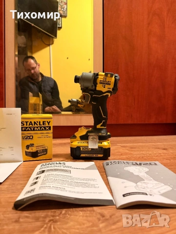 Stanley brushless  ударен винтоверт 205 nm  Fat Max 