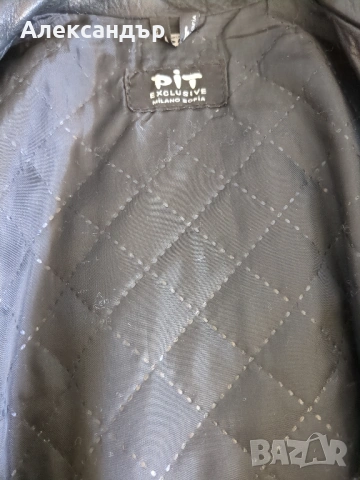 Мъжко кожено / мото яке, снимка 8 - Якета - 54315671