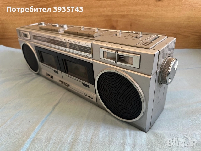 SHARP GF 450H boombox Japan , снимка 3 - Радиокасетофони, транзистори - 54977818