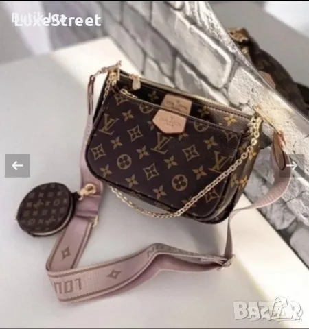 Louis VUITTON 🤍Дамски Чанти , снимка 3 - Чанти - 55342634