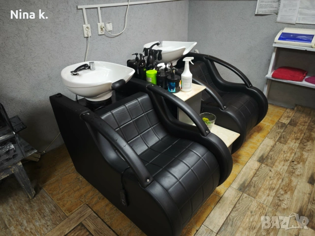 Измивни колони фризьорски 2 бр