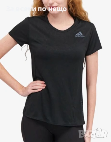 Adidas Дамска Черна Тениска👚Дамска Блуза С Къс В Черен Цвят Адидас Код P2510