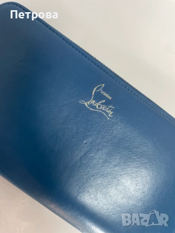 Кожен портфейл Christian Louboutin Оригинал, снимка 9 - Портфейли, портмонета - 54638082