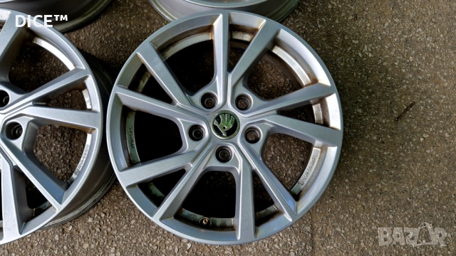 Шкода 16 5х112 лети джанти Skoda Octavia Superb 5x112. Фолксваген Ауди Сеат, снимка 5 - Гуми и джанти - 54551221
