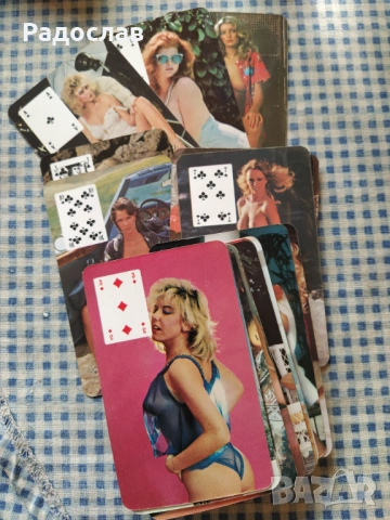 Evelina стари еротични карти за игра , снимка 4 - Карти за игра - 54055906