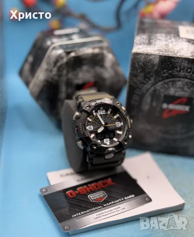 ГАРАНЦИОНЕН!!! Мъжки часовник CASIO G-SHOCK MUDMASTER GG-B100-1A3, Carbon Core Guard, Bluetooth, снимка 5 - Мъжки - 55676085