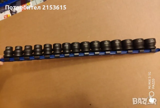 CARLYLE NAPA 15броя 1/2 impact stubby profile къси Шестостенни качествени вложки камъни, снимка 5 - Гедорета - 55405754