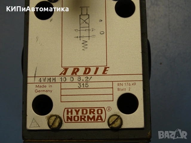 Хидравличен разпределител HYDRONORMA 4WMM10D8.2/315 directional valve, снимка 2 - Резервни части за машини - 54579779