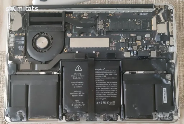 MacBook Pro 13 ,2015, 8GB RAM,128 GB SSD,model A1502 за части, снимка 10 - Лаптопи за дома - 55363898