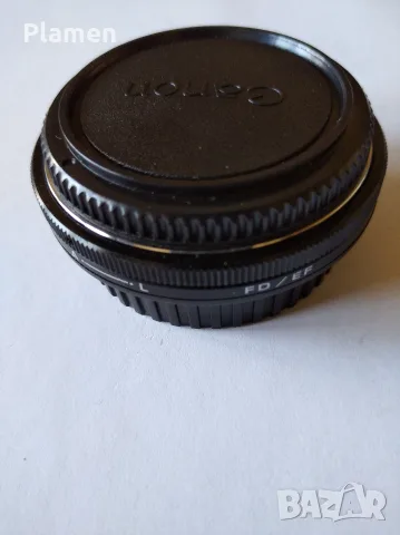 Canon FD-EOS конвертор с оптичен елемент, снимка 4 - Обективи и филтри - 55333401