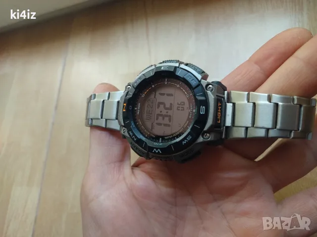 CASIO Pro Trek Solar Titanium PRG-340T-7ER, снимка 4 - Мъжки - 55376439