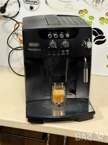 Кафемашина кафе автомат delonghi magnifica с гаранция, снимка 2 - Кафемашини - 54228581