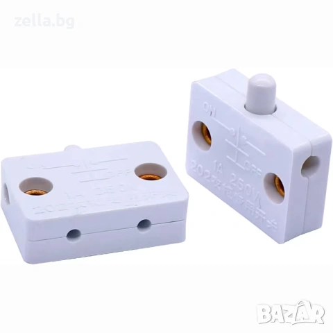Вграден ключ за осветление на гардероб със сензор, 1A/250V/40W – Комплект 2 броя, за шкаф 10462, снимка 11 - Друга електроника - 54703465