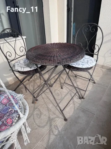 Градинска мебел ковано желязо