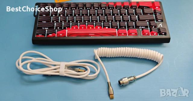 MAMBASNAKE Безжична геймърска клавиатура Attack Shark X68PRO HE с бърз тригер, снимка 3 - Клавиатури и мишки - 55039239
