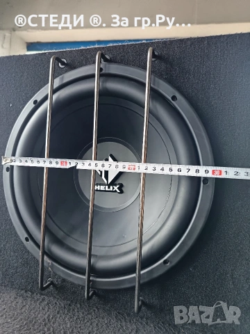 Авто субуфер Helix Blue 12" (300W RMS) в перфектно състояние, снимка 7 - Тонколони - 54668459